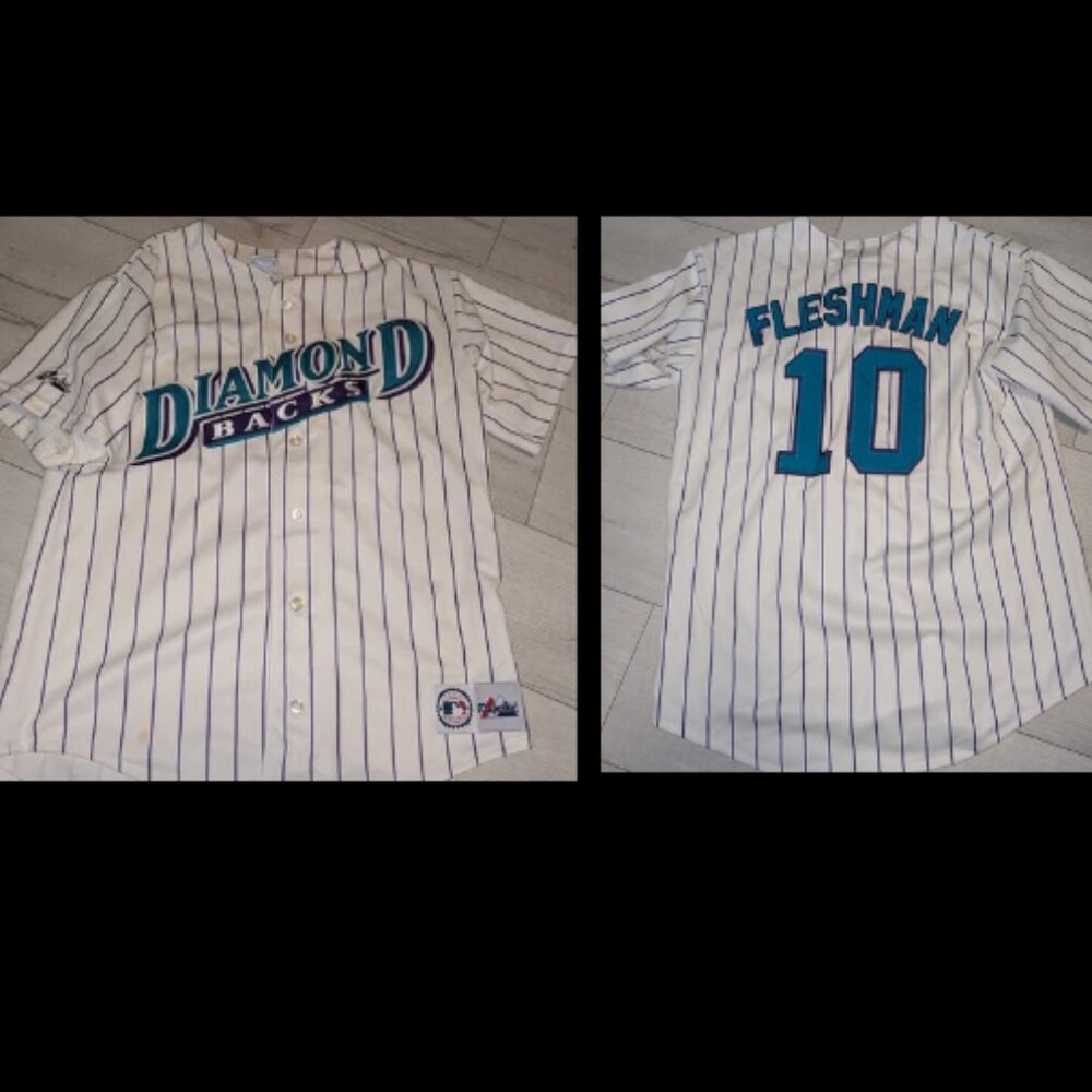 Vintage Magestic Arizona Diamond Backs Jersey Mens Size L